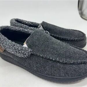 Dearfoams Charcoal Slip-On Loafers